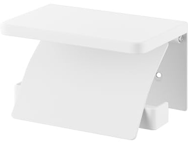Este portarrollos de Papel higiénico para Dos Rollos se Fija con Tornillos o Pernos y Permite un Cambio de Rollo Sencillo Mediante Deslizamiento Lateral.