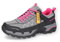 Dockers by Gerli Damen Sneaker, Frauen Halbschuhe,wasserabweisend,schnürschuhe,schnürer,straßenschuhe,Strassenschuhe,grau/pink,38 EU