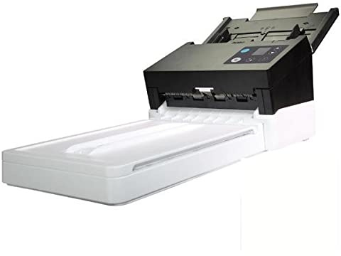 Avision AD370FWN Duplex Scanner mit A4 Flachbetteinheit | 70ppm/140ipm A4 Color 300dpi | 100 Seiten ADF | USB 3.1 | WLAN | Netzwerk | ISIS-TWAIN Treiber , Button Manager ,u.v.m