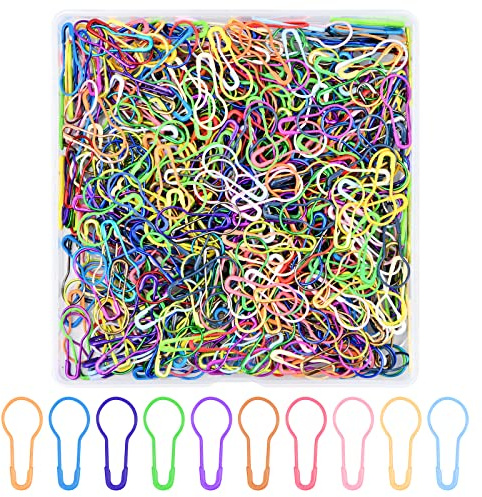 600PCS Spille di Sicurezza, Spille da Balia Metallo, Spille da Calabash, Spille da Balia a Forma di Lampadina, per Cucire DIY Uncinetto Spilli per Etichette di Abbigliamento