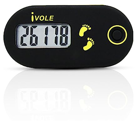 SUIOPPYUW Ivole podomètre numérique étape compteur de marche Portable affichage LCD sport Gym Train exercice comptage hommes femmes