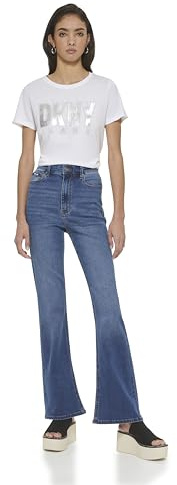 DKNY dam Jeans Boreum High Rise Flare Jeans