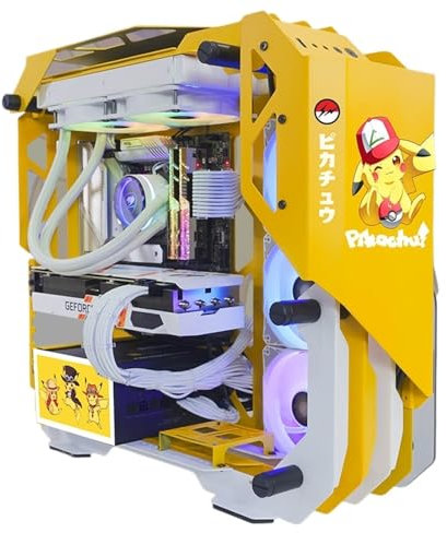 ATX-fodral, Spelfodral, Mellan - Tower PC-spelfodral ATX/M-ATX/ITX - Front I/O USB 3.0-port - Sidopanel I Härdat Glas - Ditt Unika Datorfodral(G)