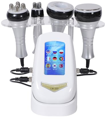 Radiofrecuencia Facial Corporal Dispositivo profesional, de 40 kHz para reafirmar la piel del rostro y los ojos, efecto antiarrugas y lifting, herramienta de belleza para uso doméstico con m