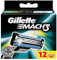 Auslaufmodell Gillette Mach3 Rasierklingen für Männer 12 Stück