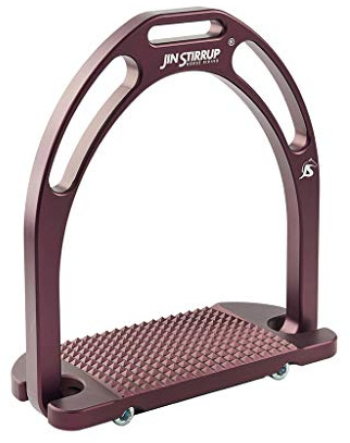 étriers en aluminium, par Jin Stirrup, prune