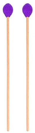 Marimba Mallets, Marimba Sticks Marimba Parts Percussion Mallets Marimba Accessory Percussion Instruments Accessory With Wool Heads And Beech Handles For Intermediate Players(Purple)