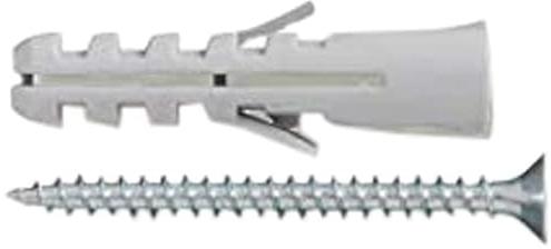 Tasselli in nylon senza collarino Ø 4 x 20 con viti TPS 2,5 x 30-100 pz.