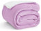 Bedsure Sherpa Fleece Throw Blanket - Thick and Warm, Fluffy Microfiber Solid & Soft Blankets for Bed and Couch Double/Twin Size, Lilac, 150x200cm
