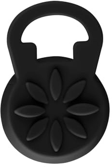 Gaomumu Silicone Magnetic Glasses Holder, Strap Alternative Magnetic Sunglass Stand, Stylish Eyewear Bracket, Portable Travel Accessories, Suitable for T-Shirt Clothes(Black)