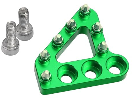 Folding Foot Pegs Passar till 125 250 350 450 690 990 1290 Bakre bromspedal Stegplatta(Green)