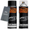 TRISTARcolor RAL 540-M Dark Violet Metallic Bombe de peinture vernis clair inclus mat satiné 400 ml chacun