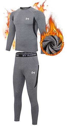 MEETYOO Herren U1 Basisschicht-Set, Grau, L