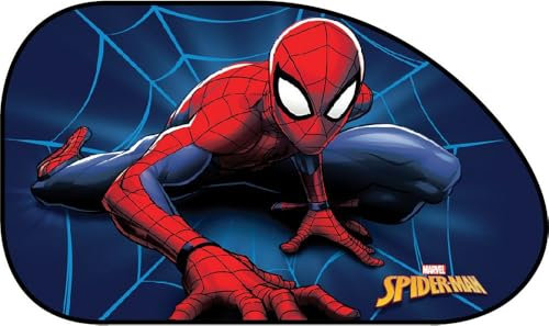Marvel Spiderman Side Sunsha Pare-Soleil latéral pour Voiture Simple à trapèze Spiderman Homme garçon