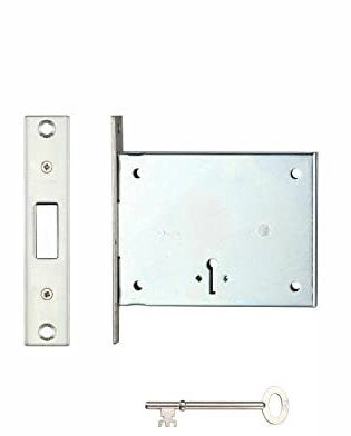 IRONZONE® Fire Brigade FB2 Mortice Deadlock Supplied with Key, Often Used to Secure Communal Areas, to Grant Easy Access to Safety Personnel, Secure and Safe