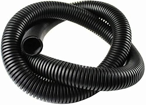 KafTon 23.1mm Internal Diameter Black Conduit Outside Diameter 28.3mm Split Plastic Flexible Cable Tidy Solution Tube Trunking - UV Resistant High Flexibility - Length 2M