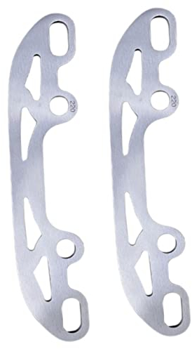 DIKACA 1 Paar Skate-Klinge Wachen Hockey Schlittschuhkufen Aus Metall Skating-Teile Austauschbare Schlittschuhkufen Skaten Austauschbare Kufen Schlittschuhe Schuhschutz Rostfreier Stahl