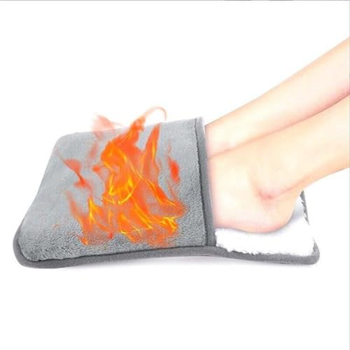 BNEI Calientapiés eléctrico, Alimentado por USB, Calentamiento rápido, 28 * 29 cm, Adecuado para Calentar los pies en casa en Invierno