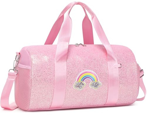 Purpurina Bolsa de Deporte Infantiles Niño Pequeña Bolsa de Viaje Bolsa de Ballet Bolsa de Hombro Escolar Bolsa de Danza Niñas Bolsa de Gimnasia para Niños
