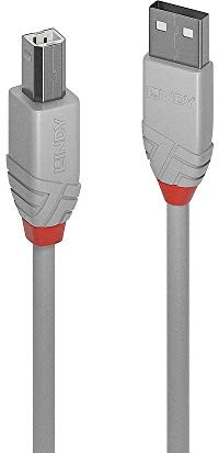 Cavo USB 2.0 Tipo A a B Anthra Line, 3m