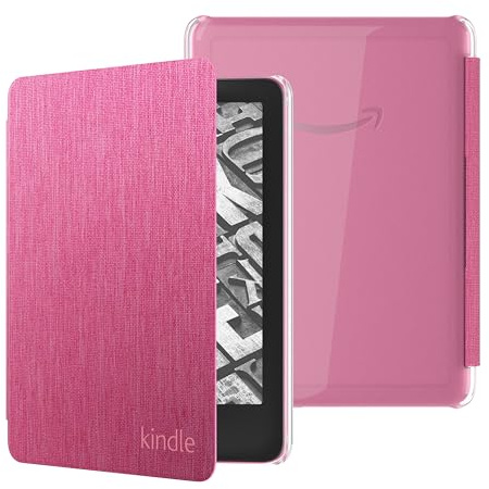 Clear back case for Kindle Paperwhite (2024 Release) and Kindle Colorsoft - Fabric