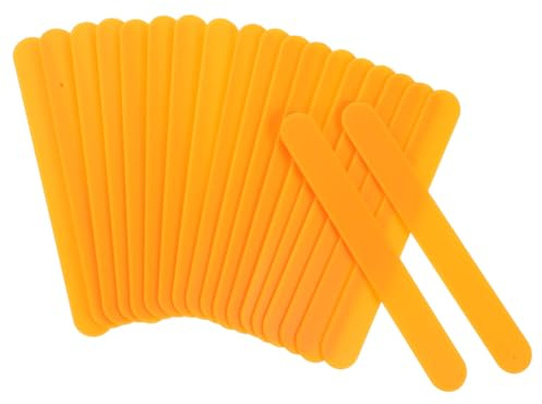 Beaupretty 20piezas Depresor De Lengua De Plástico Varita Lingual Multifuncional Paleta Lingual Para Limpieza Bucal Depresor De Lengua Mango Cómodo Para Uso Dental