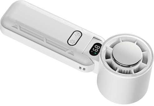 Ventilatore portatile a mano velocità regolabile ricaricabile 3600 mAh ventilatore di raffreddamento per uomo uomo viaggio campeggio all'aperto ventilatore di raffreddamento portatile