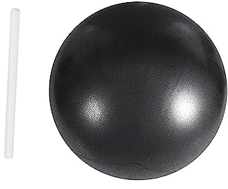 SZLIFE Piccola Palla da Pilates, Palla per Esercizi, Palla per Esercizi di Base, Palla per Esercizi di Stretching E Ginnastica, Nero