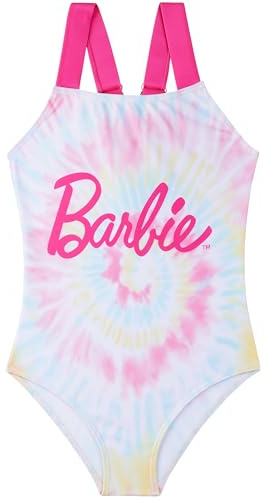 Barbie | Disney Stitch Bañador Niña, Traje de Baño Infantil Una Pieza con Tirantes Ajustables, Ropa de Baño para Playa Piscina, Verano Regalo Niña