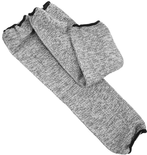 USHOBE Manchons Anti-coupure pour Avant-bras en Hppe Léger, Protection Maximale pour Jardinage et Travail du Bois, 1 Paire Confortable et Résistante