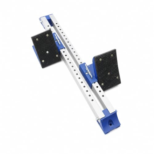 Amagogo Starting Block Piste Athlétisme Bloc Départ Marqueur Couloir Pédales Réglables Rail Central Plaques Ajustables en Alliage d'Aluminium Adapté aux, Démarreur Multifonctionnel