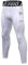 LNJLVI Kompressionshosen Herren Workout Sport-Leggings Atmungsaktiv Fitness Strumpfhosen Lange Running-Hosen(Weiß,L)
