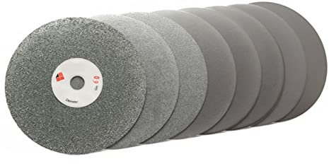 YZACK 6 Pouces 150 Mm Grain 60-3000 Diamant Disque de meulage Roue Abrasive Enduit Plat Disque de Tour for Pierres précieuses Bijoux Verre Roche céramique (Color : 1 UK, Size : 600 Fine)