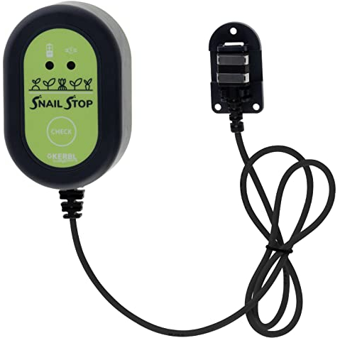 Kerbl Snail Stop 291125 Appareil électrique (avec Clip de Contact + Plaque de Maintien, Tension 9 V, Accessoire pour clôture Anti-limaces, sans Danger pour Les Humains et Les Animaux)