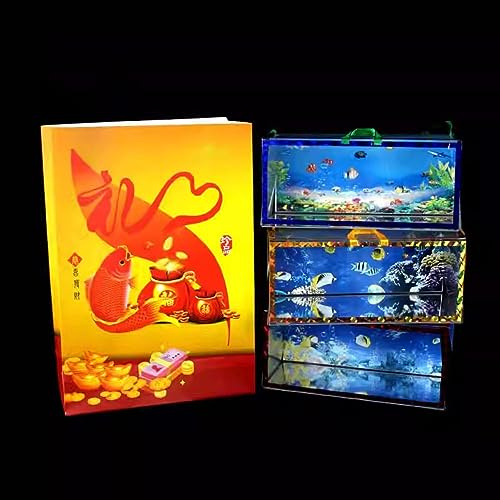 ZQION Apparendo scatole di cristallo Dream Bag Trucchi di magia Fiore da scatola vuota Stage Puntelli magici Mago Illusioni Partito Spettacolo di Magia Commedia