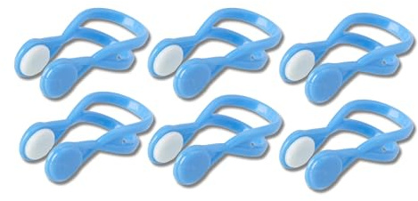 Sporti Swim Nose Clip II Plugs, Waterproof Pool Clip for Adult, Competitive Swimmer Protector - Blue