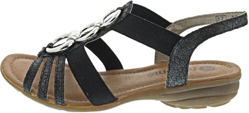 Remonte Sandales à lanières pour femme - Gris - 36 EU, gris, 36 EU