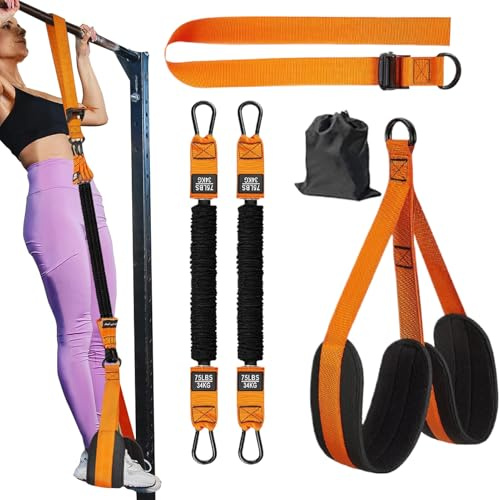 Tire de las bandas de ayuda - Bandas De Resistencia, Correas De Menton | Cinturón De Entrenamiento Ajustable Con Fuerte Reparación, Cuerda De Fitness Duradero Con Soporte Para Los Pies Para