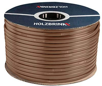 HOLZBRINK Tuyau Goutte à Goutte 5/8 16 mm Irrigation du Sol avec Régulation de Pression Tuyau d'Arrosage Autonettoyant, Profi, 50 m, HTS01-P