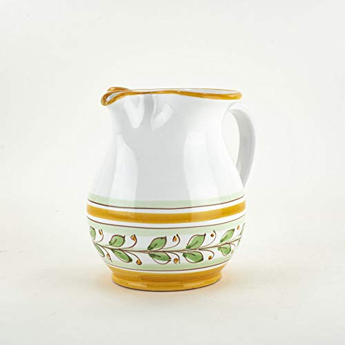 Brocca da vino in ceramica siciliana di Caltagirone (1,5 Lt)