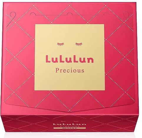 Lululun Precious Tuchmasken Gesicht - Tief feuchtigkeitsspendendes Anti-Aging-Gesichtsmasken-Set für Frauen - alkoholfrei, parfümfrei - japanische Hautpflege für den täglichen Gebrauch (32 Blatt)