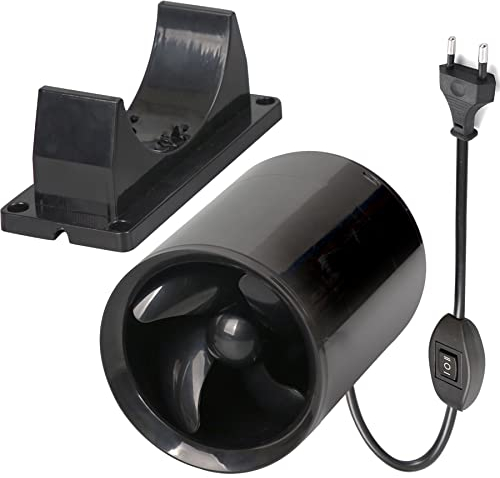 Rohrventilator 100mm, Rohrlüfter 100mm Leise, 2-Gang Mini Abluftventilator mit Abnehmbarer Halterung für Bad, WC, Küche, Gewächshaus, Zelt, Garage
