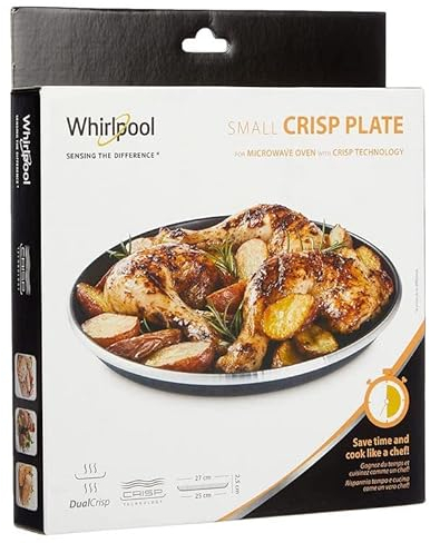Franza - Piatto Crisp Ø 270 mm. compatibile per Whirlpool forno a microonde AVM250-480131000083 - Prodotto originale