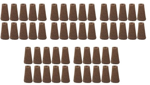 Mnaocz Blocco per Piantine da 50 Pezzi, Pellet di Torba per Piantine, Blocco per Piantine da Giardinaggio per Sistema di Coltivazione Idroponica per Piantine da Interno(HRDTN0415)