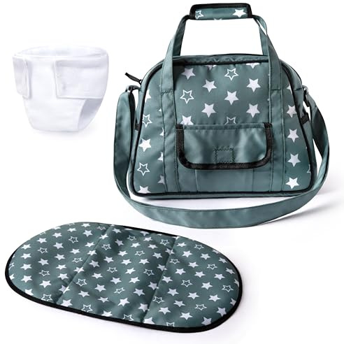 Bayer Design 69058AA changing bag for dolls, changing mat, sewing diaper, nappy,doll accessories