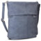 Zwei Damen Handtasche Mademoiselle.M M12 Umhängetasche 7 Liter Crossbody Bag, Schultertasche in DIN-A4-Größe, Schlüsselring, Geheimfach, inkl. extra kurzen abnehmbaren Schultergurt (nubuk-sky)