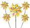 5Pcs Windmills for Garden, Pigeon Deterrent Reflective Spinners, 24CM Colorful Windmills for Children, Garden Windmill Spinners for Bird Repellent and Child Entertainment