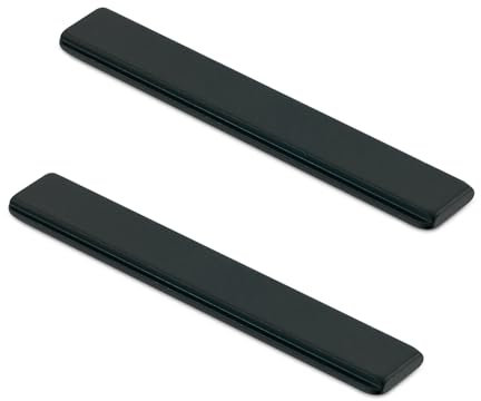 Glass Shower Magnet, Neodymium Magnet, 2.5 Shower Door Strong Rare Earth Magnet Replacement Replacement for Swing Shower Doors (Black, 2 Pack)