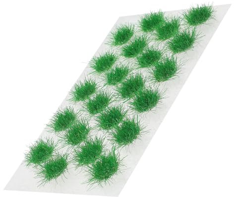 1 Ensemble Touffe Herbe pour Modélisme Ferroviaire Décoration Artificielle de Paysage Miniature pour DIY et Maquettes Détails Réalistes Profond