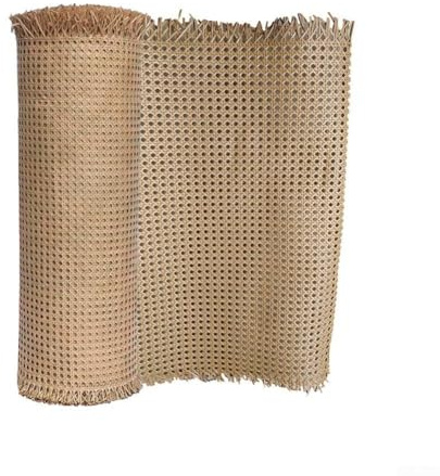Rollo de malla de ratán para bastón de silla con fibra sintética resistente y transpirable, adecuada para restauración y decoración de muebles (K)
